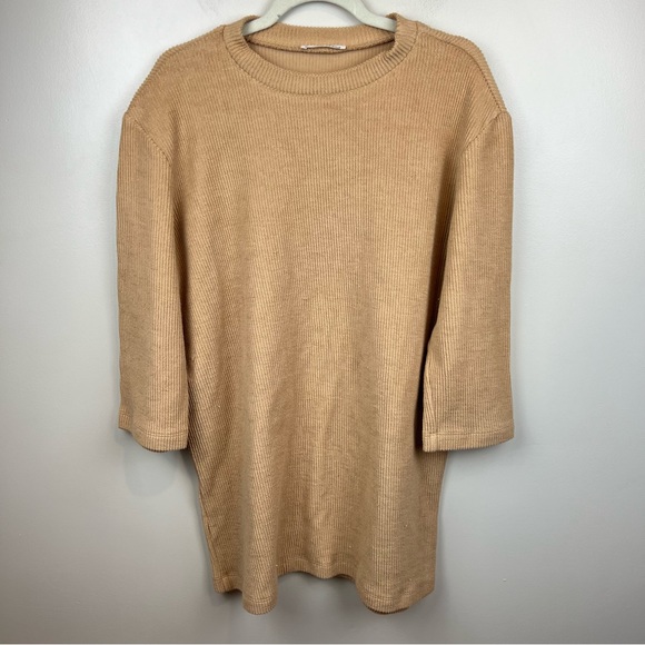 NEW Reformation Buff Channing Sweater Dress, Large - Picture 2 of 10